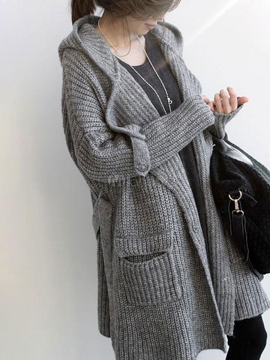 long sweater coat women's