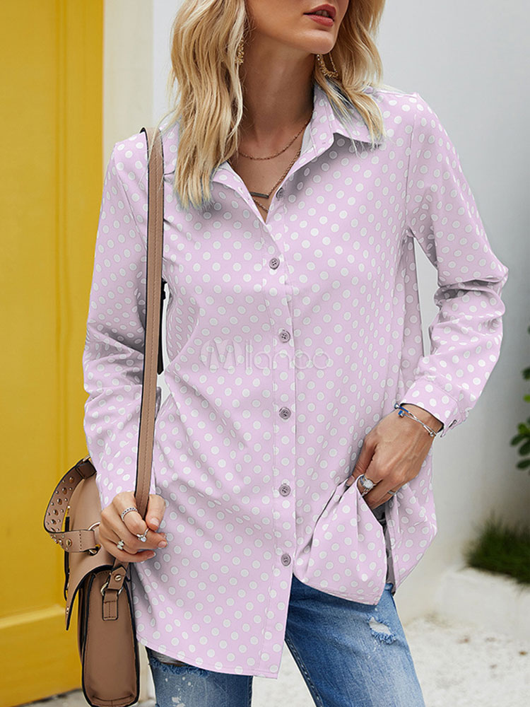 Camicia Donna Floreale In Cotone - Manica Lunga, Scollo A V, Modello Casual, Per Primavera E Autunno - Foto 13