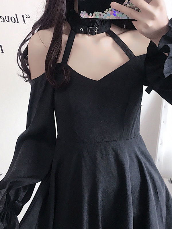 Gothic Lolita Op Dress Long Sleeve Lolita Layered One Piece Dress Milanoo Com