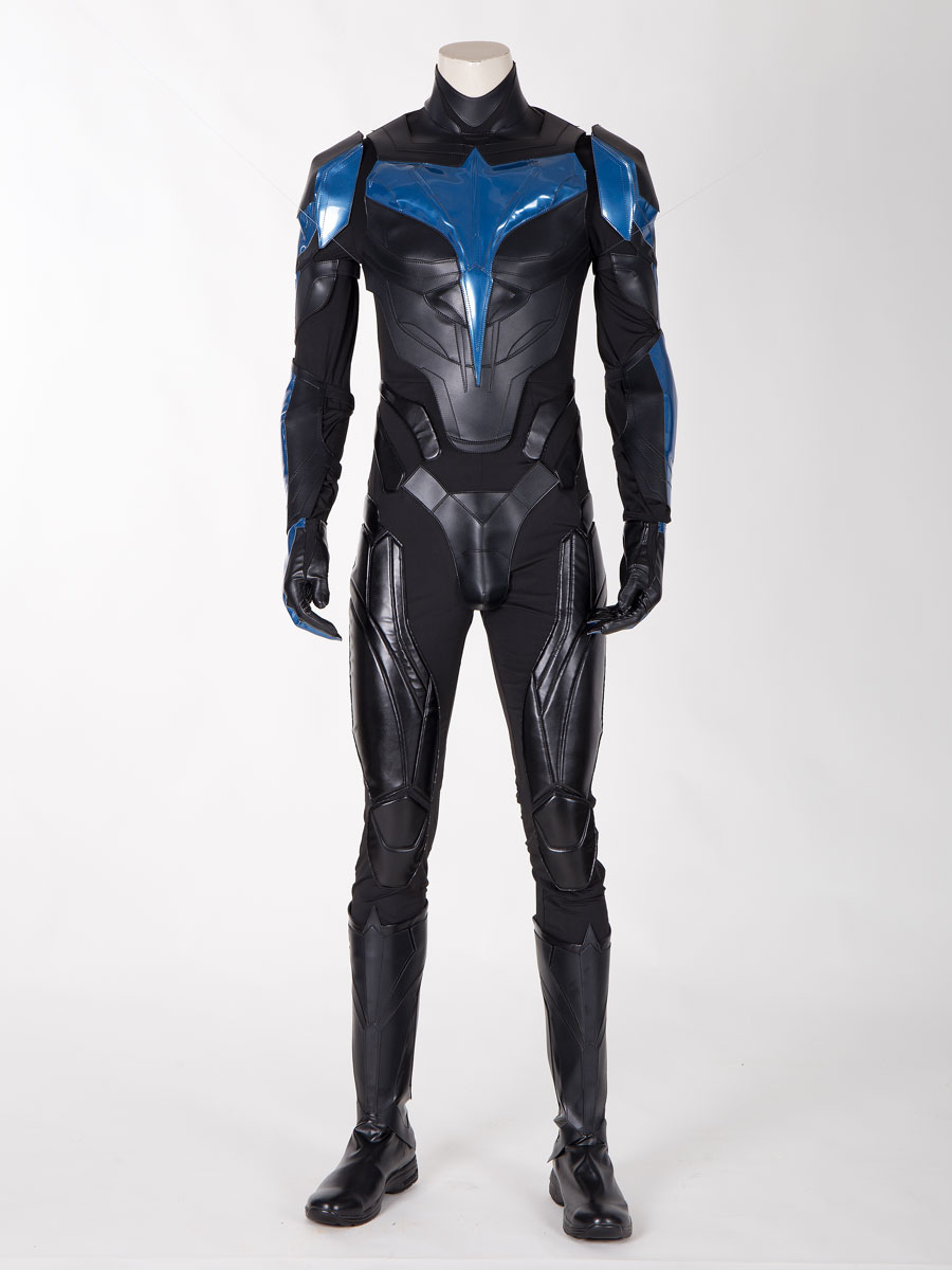 Nightwing Jumpsuit Cosplay Costume – Robin Bodysuit For Adults & Kids (2 Styles)