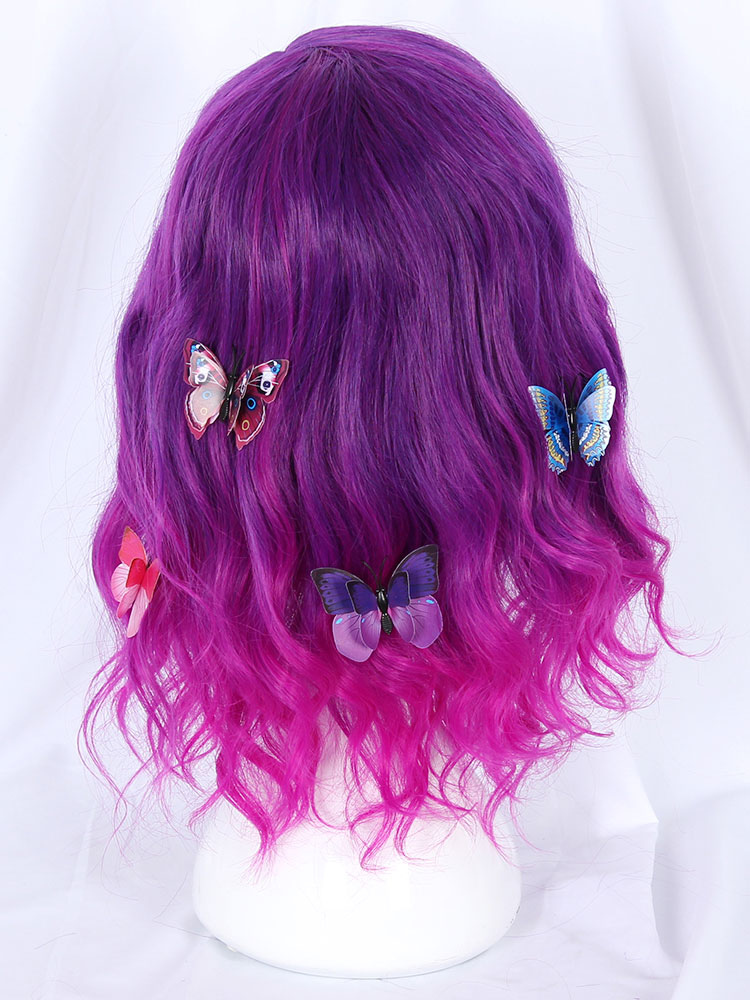 Costumes Lolita | Sweet Lolita Wigs Piping Ombre Fiber Fuchsia Lolita Accessories - KB29275