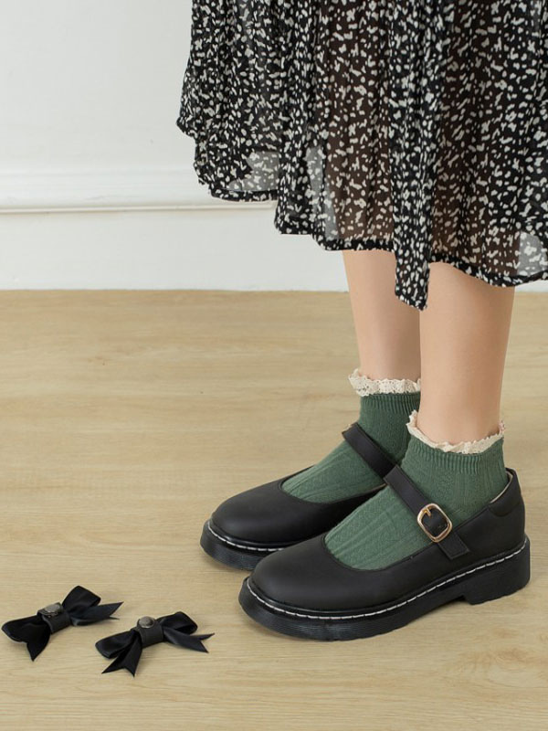 flat lolita shoes
