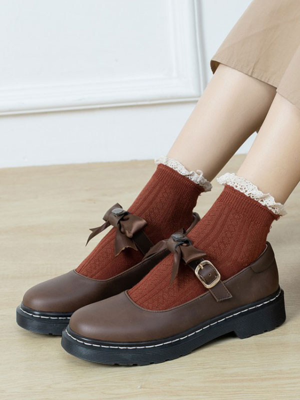 flat lolita shoes