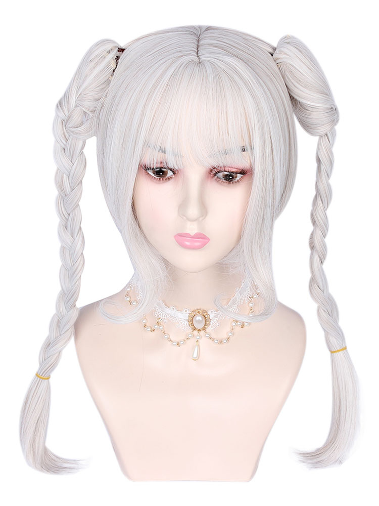 Costumes Lolita | Sweet Lolita Wig Light Apricot Fiber Bunches Lolita Accessories - BG33349