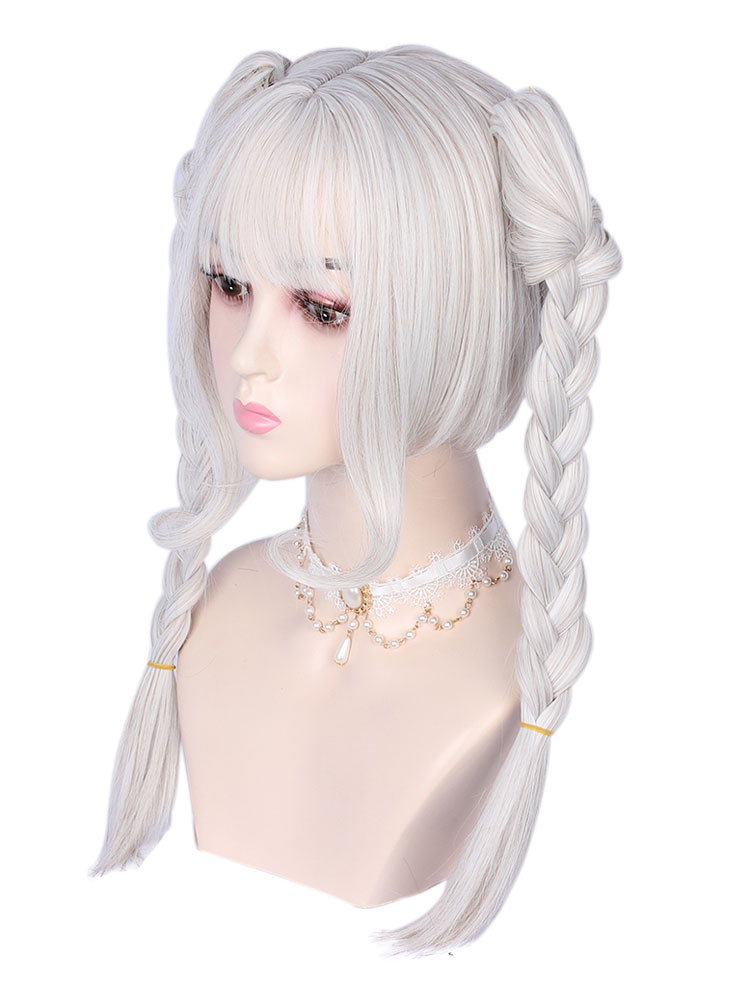 Costumes Lolita | Sweet Lolita Wig Light Apricot Fiber Bunches Lolita Accessories - BG33349