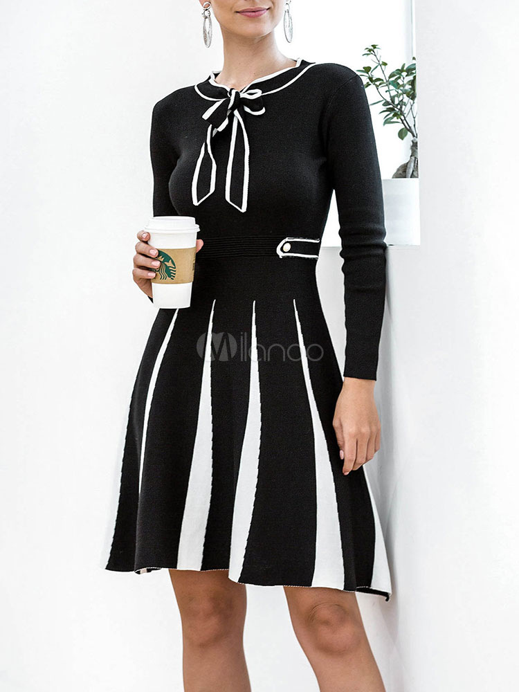 long sleeve dress with buttons