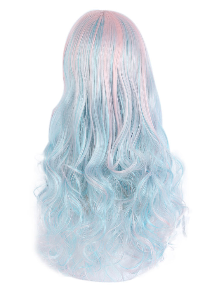 Costumes Lolita | Sweet Lolita Wig Baby Blue 66cm-95cm Heat-resistant Fiber Lolita Accessories - MA25235