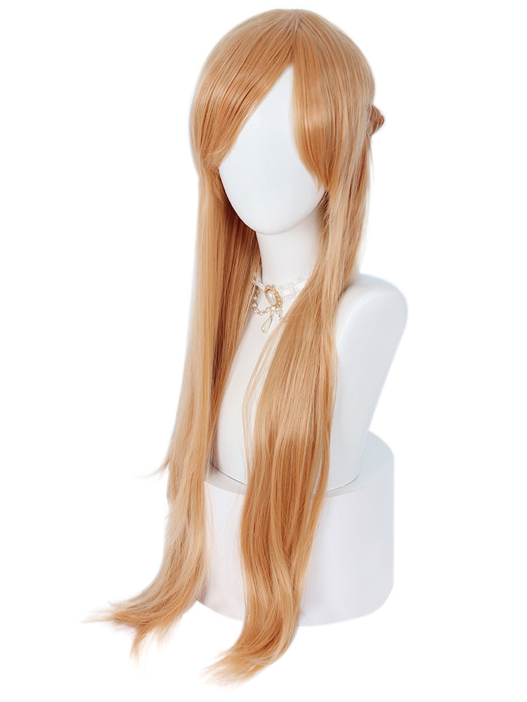 Costumes Lolita | Sweet Lolita Wig Bows 66cm-95cm Heat-resistant Fiber Light Brown Lolita Accessories - HL20868