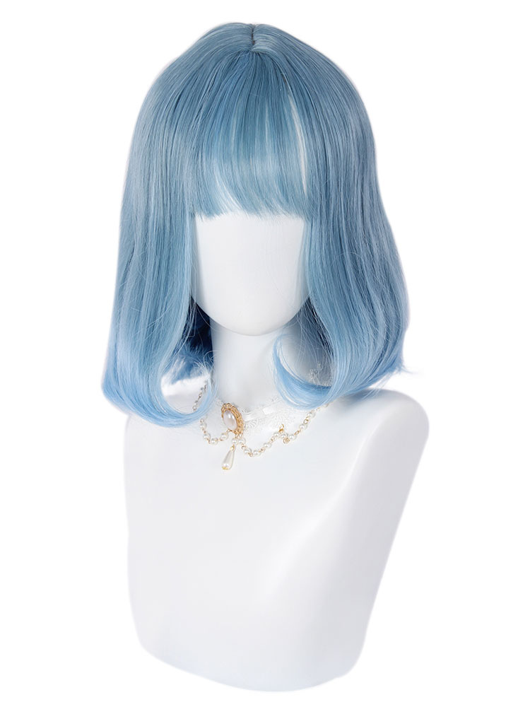 Costumes Lolita | Sweet Lolita Wigs 30cm-35cm Heat-resistant Fiber Blue Green Lolita Accessories - VD36968