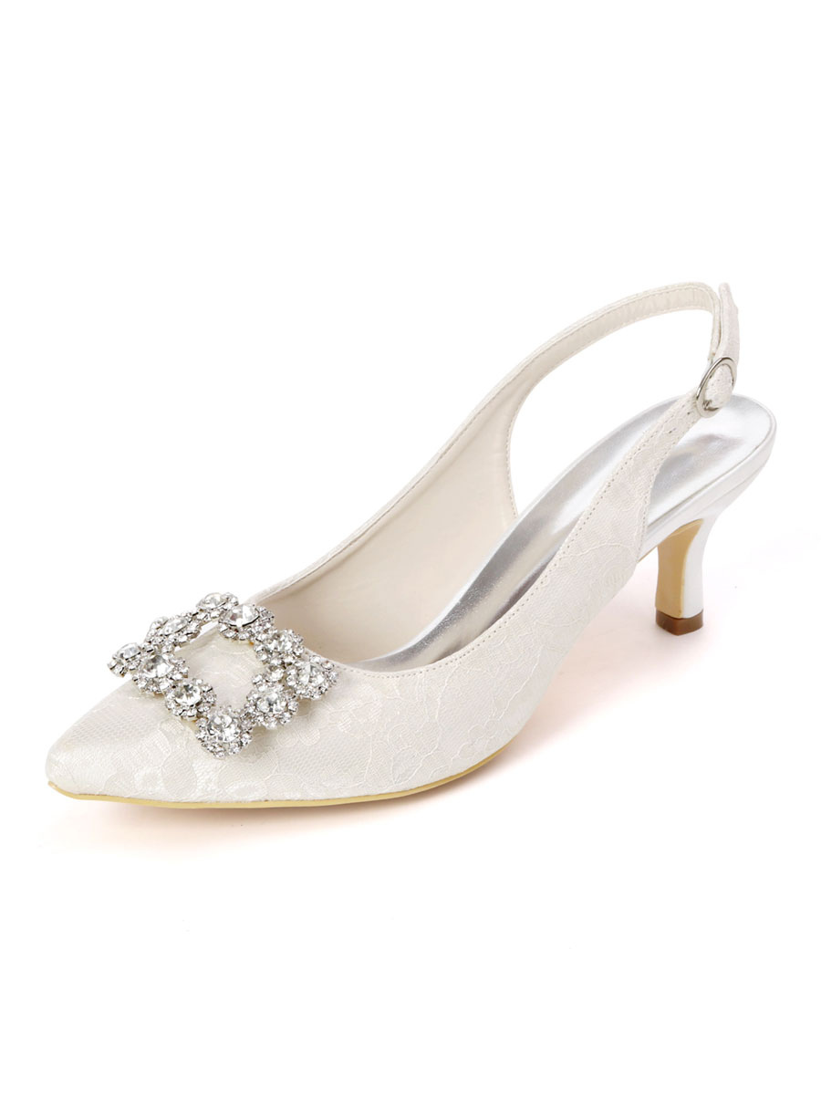 no heel wedding shoes