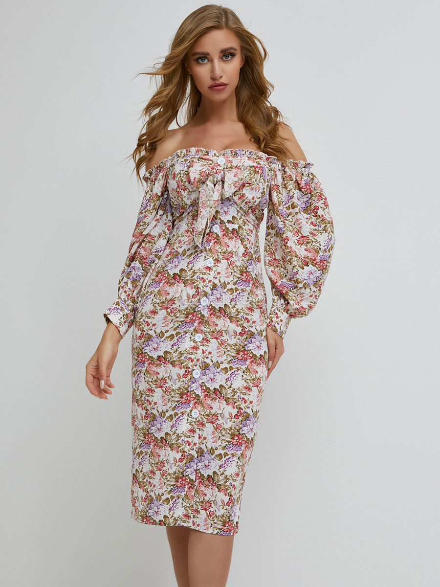 bohemian bodycon dress