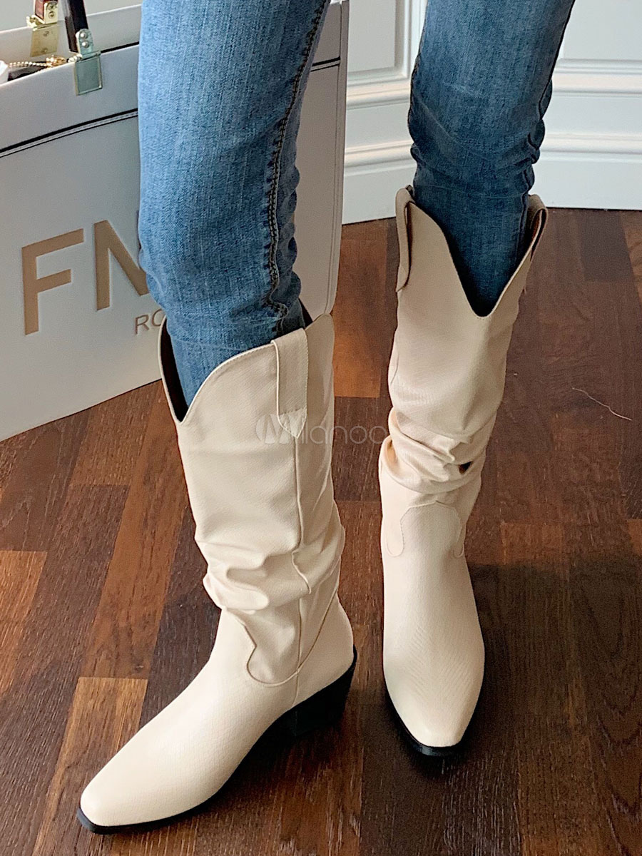 womens mid length boots