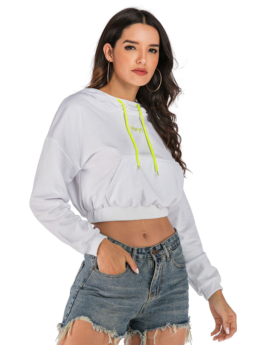 White Frost Long Sleeve Hoodie
