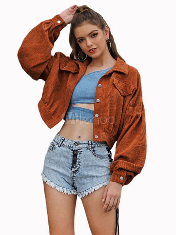 cropped casual jacket