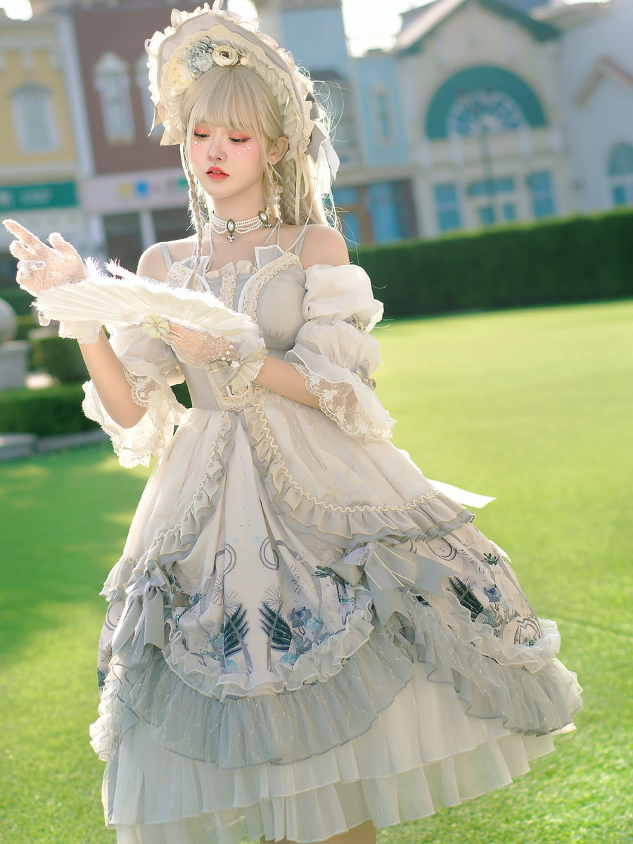【栀】LO1159 lolita オリジナル 洋服 ロリータ ワンピース