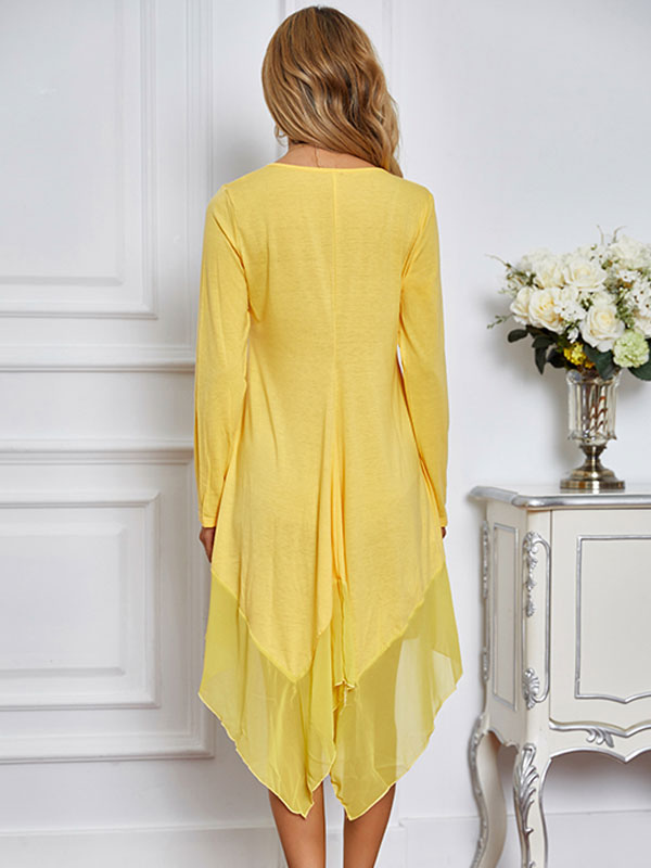 SoLu DAY8 Abiti Donna Eleganti Taglie Forti Abito Casual Primaverile da