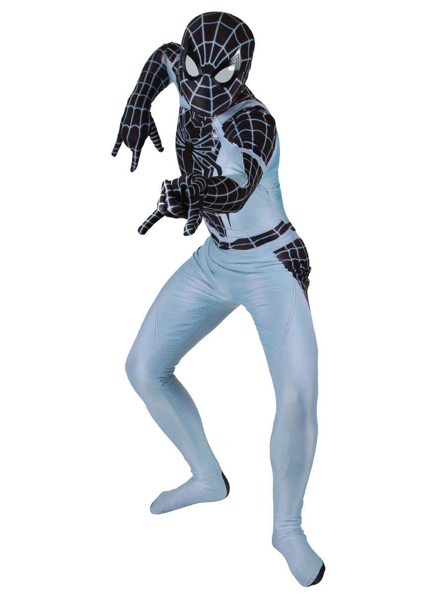 Spiderman Negative Cosplay Jumpsuit Lycra Spandex Polyester Fiber Marvel  Comics PS4 Game Spiderman Costume 