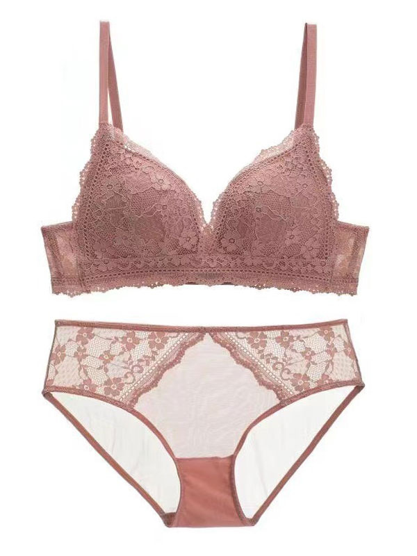 Set Lingerie Sexy Avidlove - 3 Pezzi Con Reggiseno, Mutandine E Kimono In Pizzo - Vestaglia Rete Donna - Foto 8