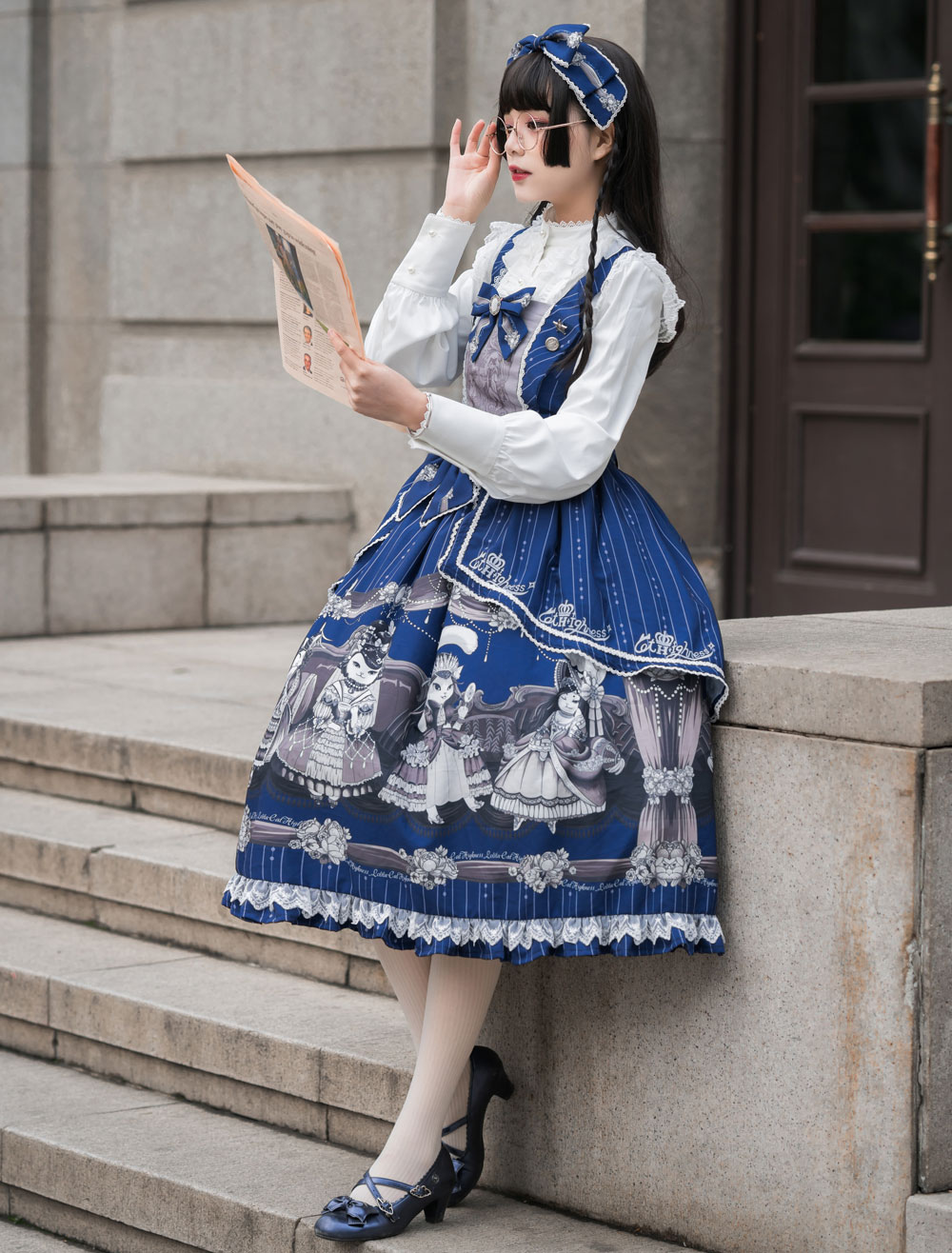 Lita栀クチナシ【栀】LO625 lolita オリジナル 洋服 ロリータ ワンピース フル