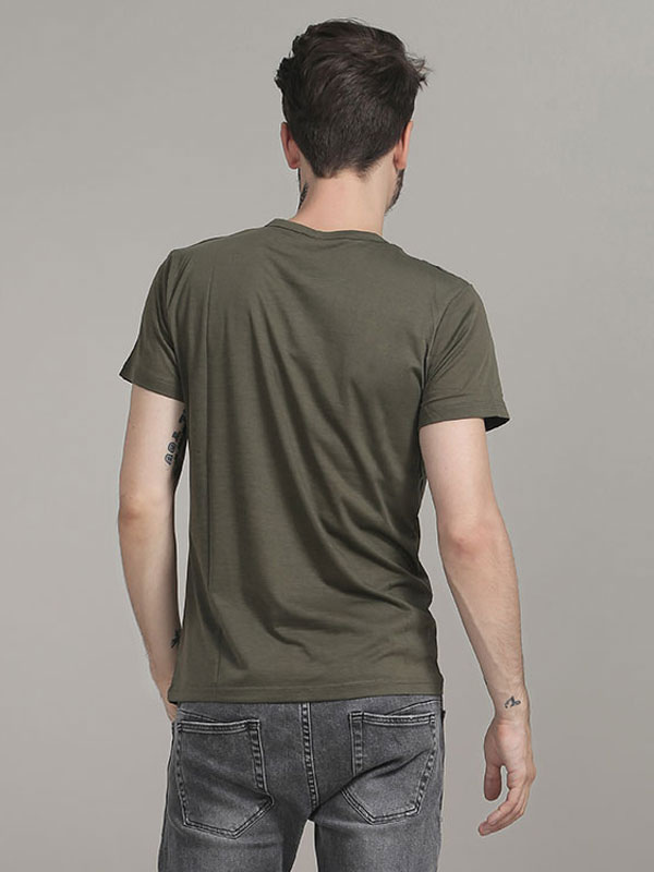 Words Print Cotton Blend Men's TShirt