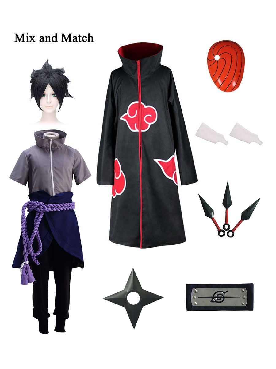 Ninja Naruto Stirnband Antikonoha Sasuke Uchiha Itachi Halloween Kostüm #1 