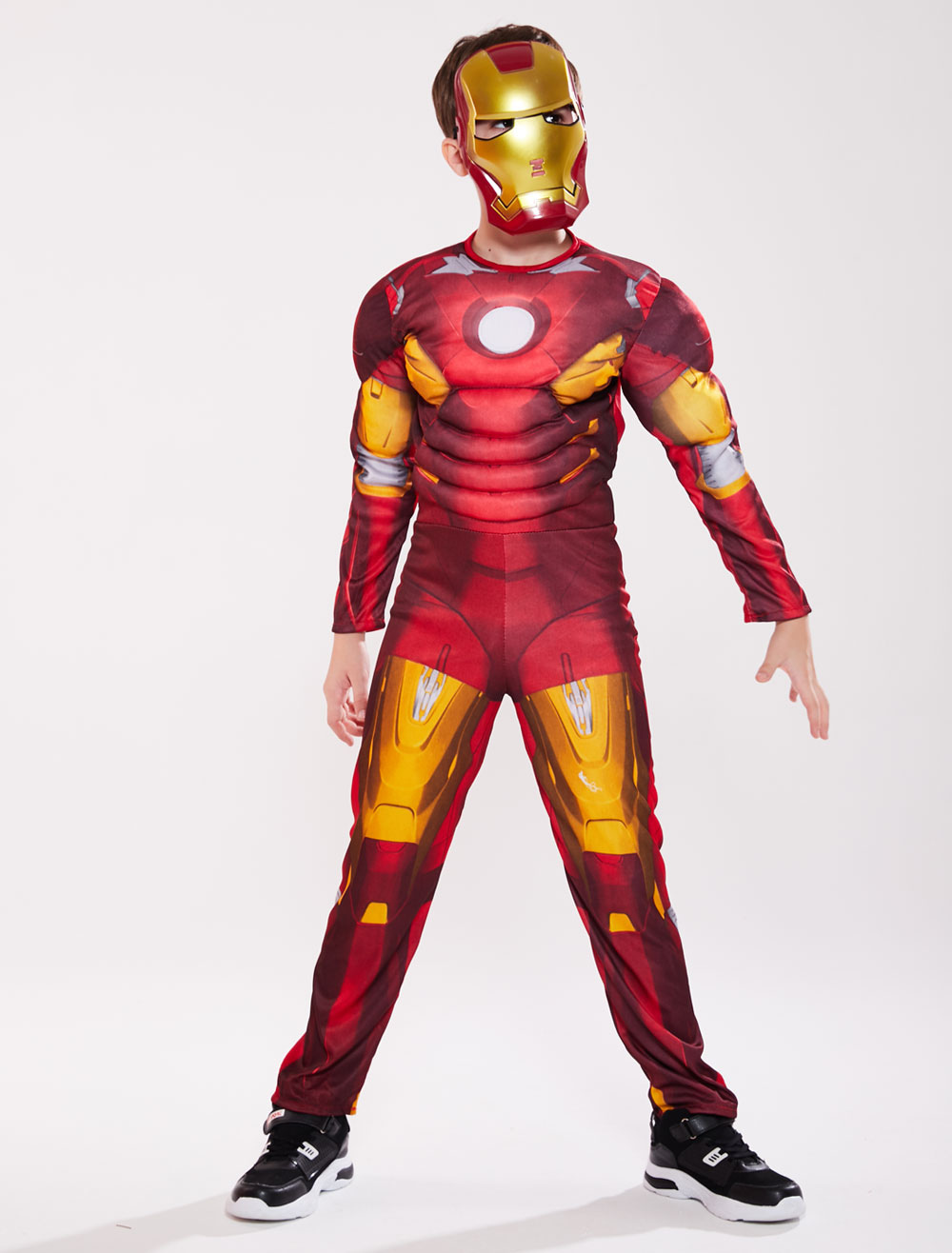 Enfants Garçons The Avengers Cosplay Costume de super-héros Iron Man Zentai Costume Combinaison 
