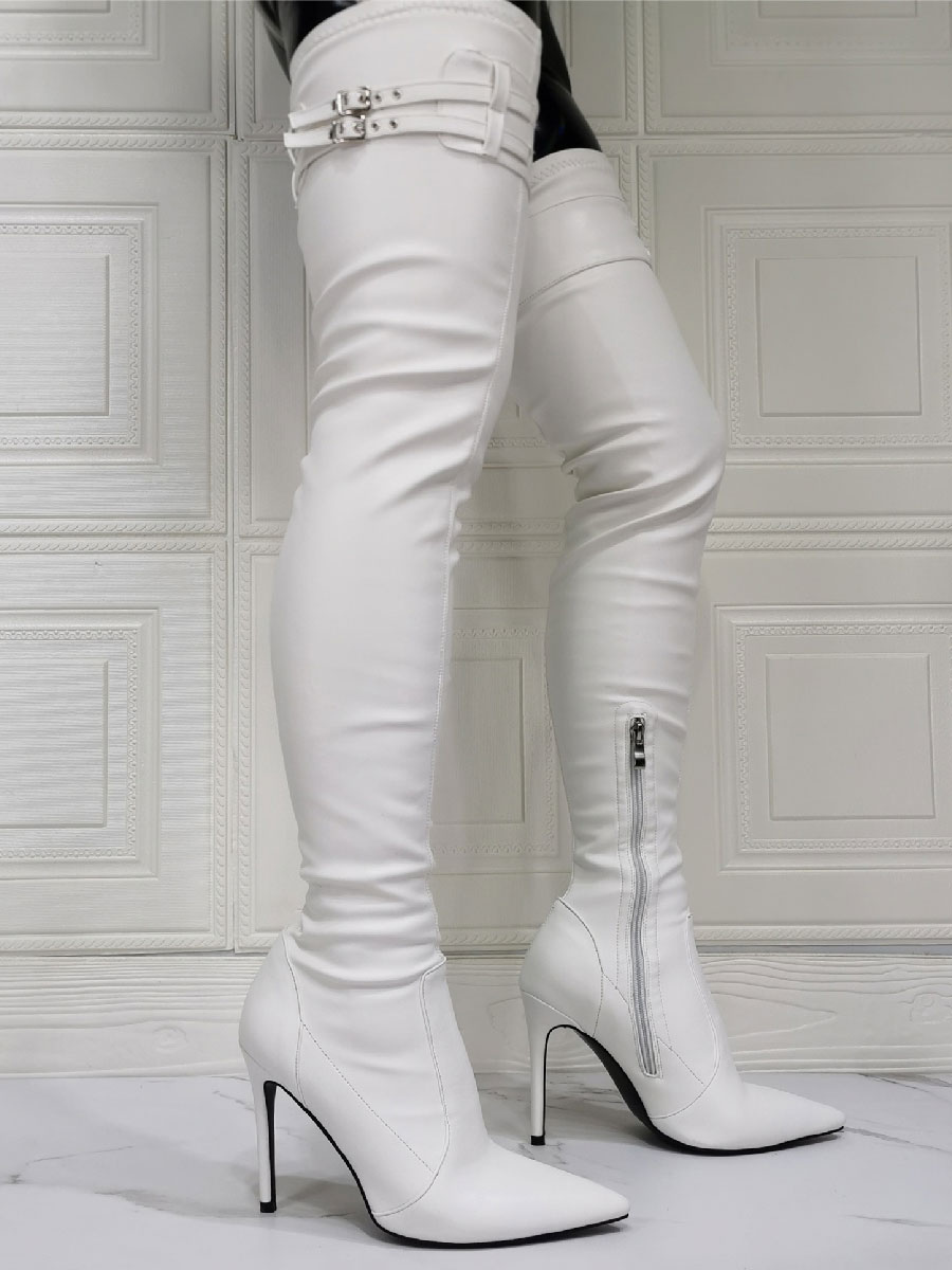 cuissarde blanche femme