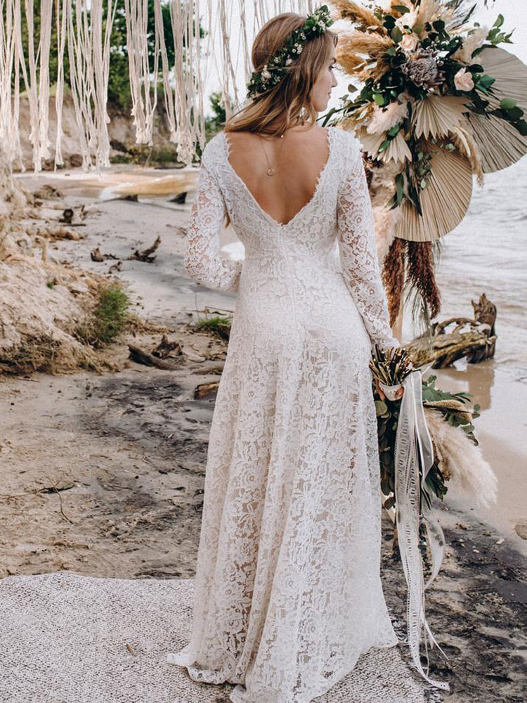 Ivory Lace Wedding Dresses