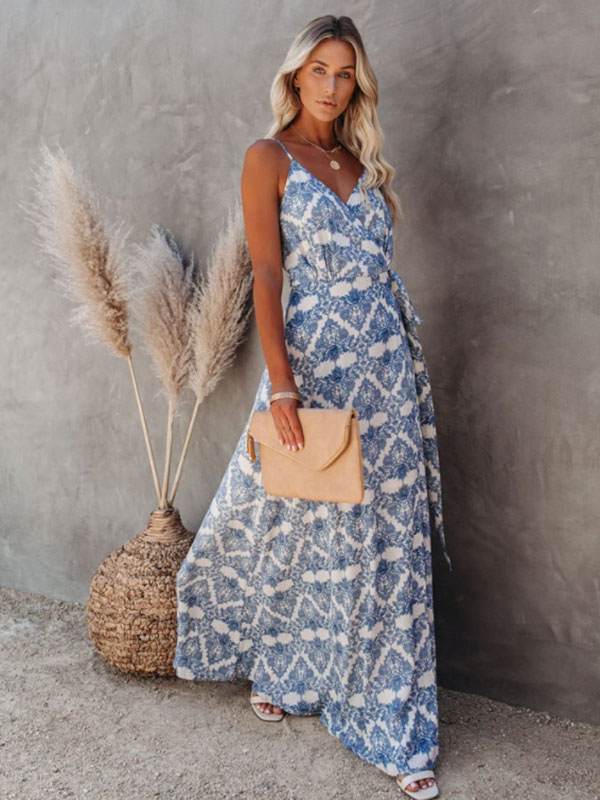 backless flowy maxi dress