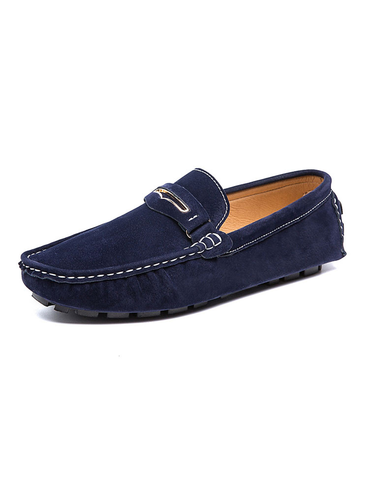 Shoes Men's Shoes | Men's Loafer Shoes Slip-On Monk Strap Round Toe PU Leather - RN18863