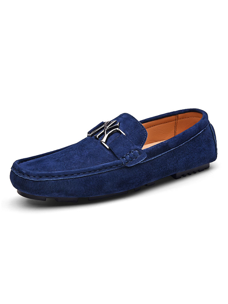 Shoes Men's Shoes | Men's Suede Driving Loafers - GF94155