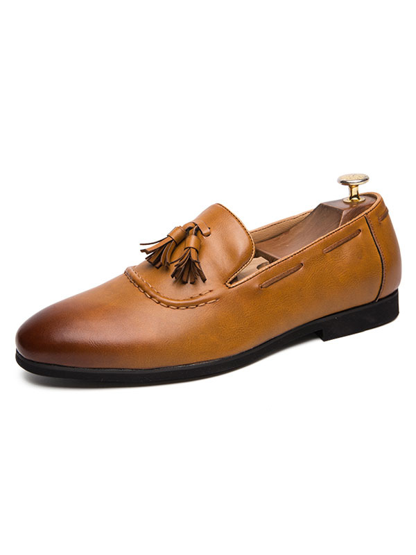 Shoes Men's Shoes | Men's Tassel Dress Loafers - MS81329