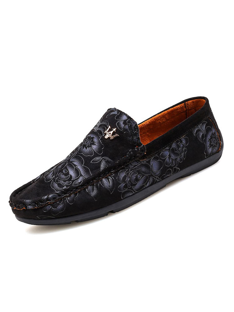 Shoes Men's Shoes | Men's Floral Driving Loafers Trident - XX26361