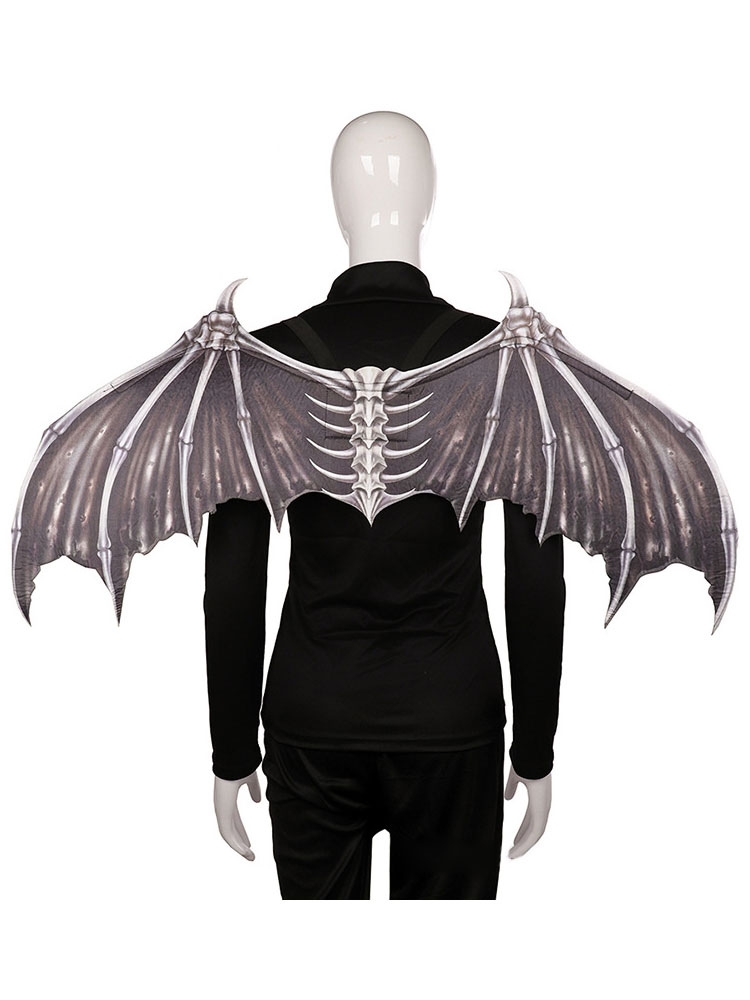Halloween Cosplay Props Devil Wings Polyester Black Holiday Costume