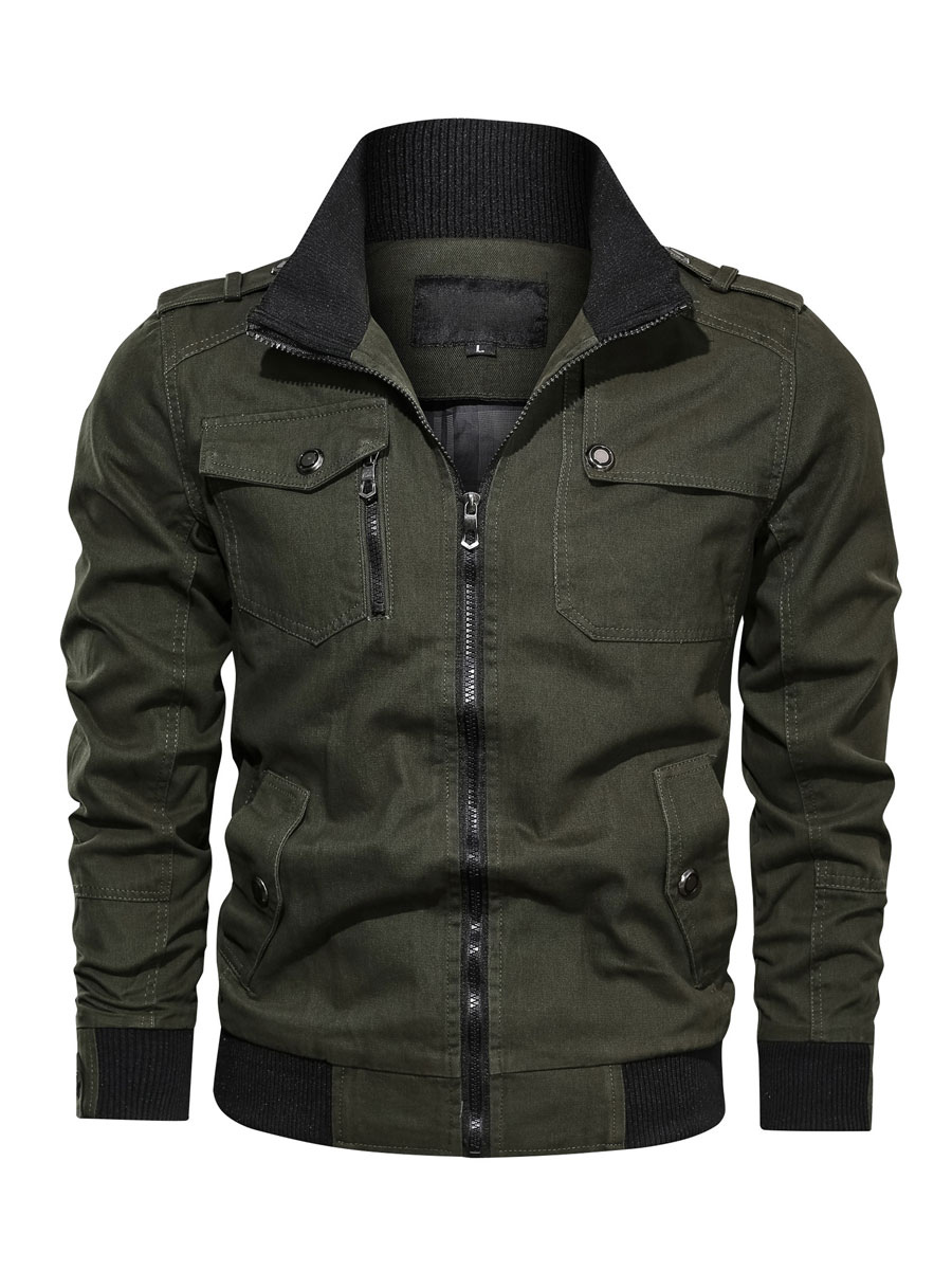 Men's Clothing Jackets & Coats | Men's Jackets & Coats Mens Jacket Men's Jackets Chic Burgundy Green Modern - VN44845