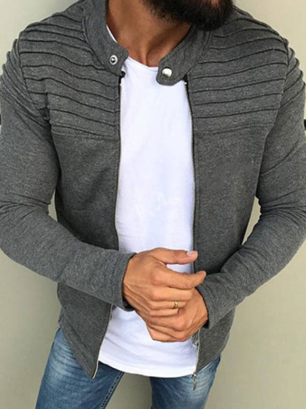 Men's Clothing Jackets & Coats | Jacket For Men Polyester Handsome - RC77060