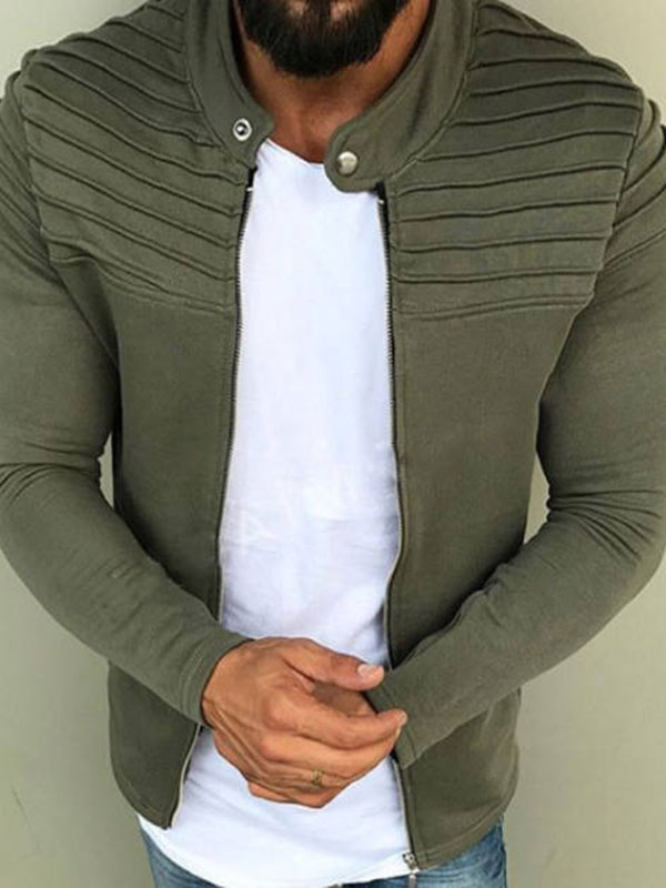 Men's Clothing Jackets & Coats | Jacket For Men Polyester Handsome - RC77060