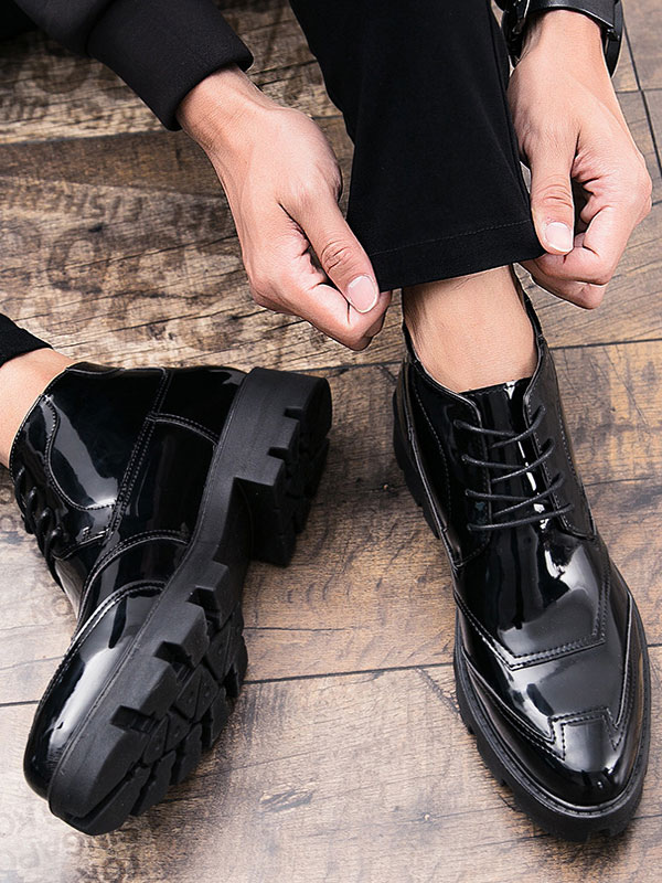 Shoes Men's Shoes | Men's Lace Up Stitching Ankle Boots - XJ67999