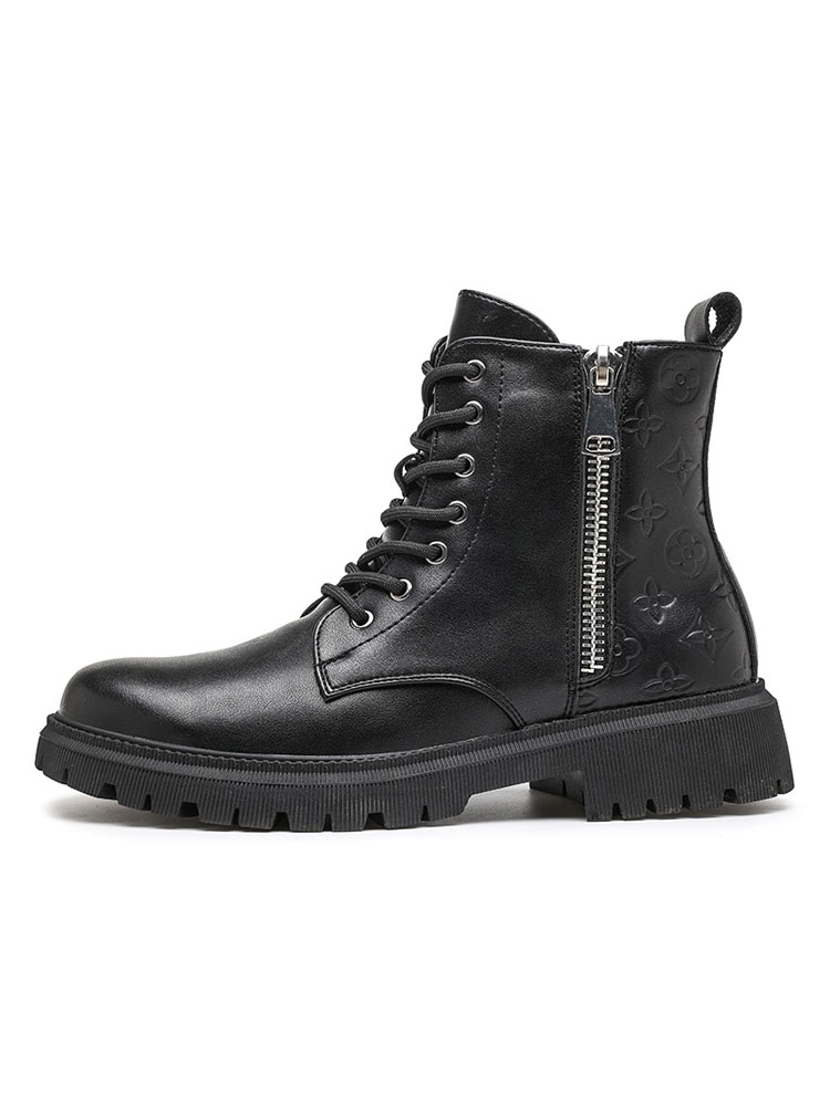 Shoes Men's Shoes | Men's Lace Up Printed Ankle Boots - PR83440