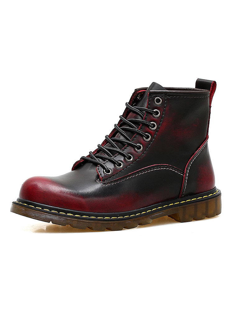 Shoes Men's Shoes | Men's Vintage Lace Up Ankle Boots - JM47107