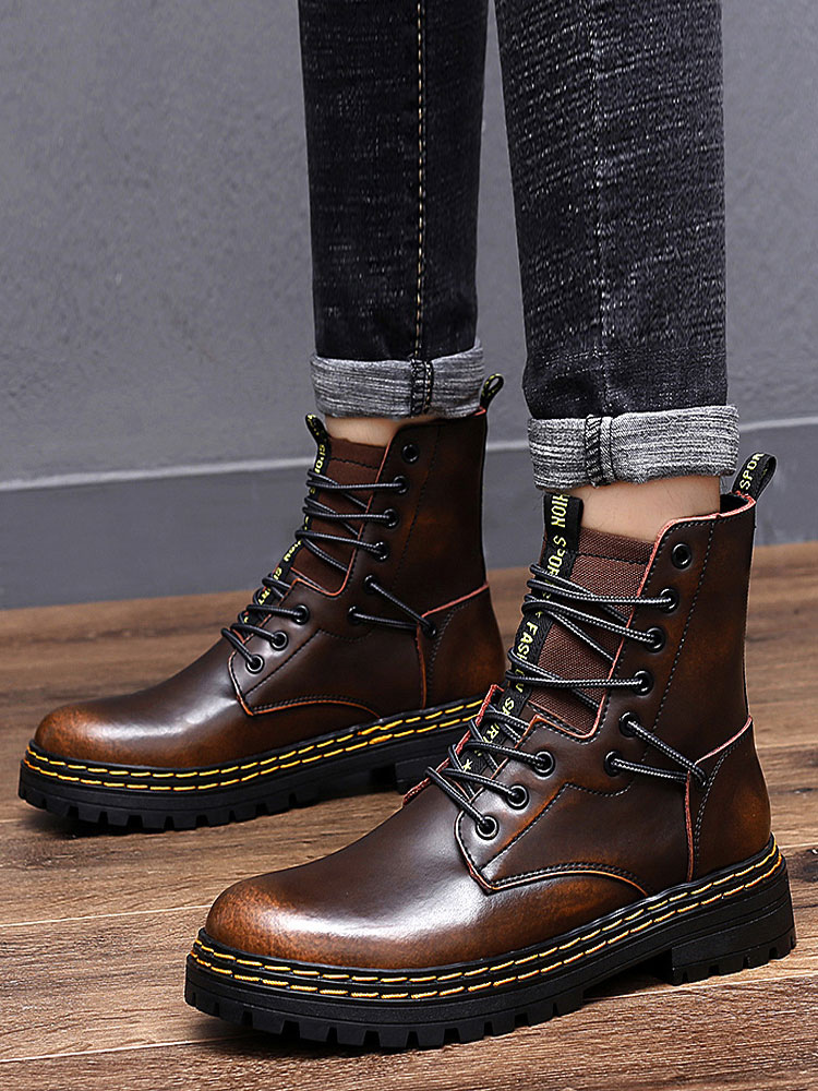 Shoes Men's Shoes | Men's Lace Up Martin Boots - CJ91515