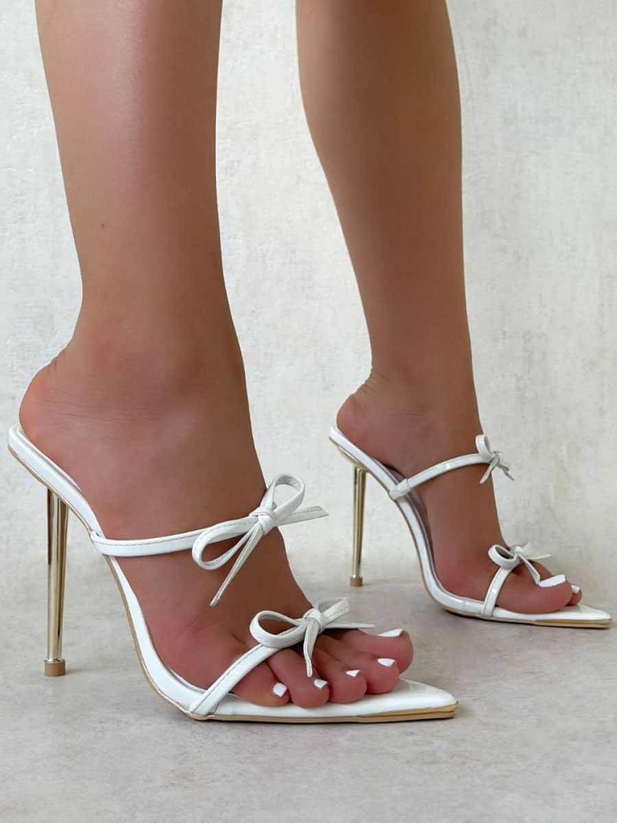 Chaussures Chaussures femme | Sandales femme Pantoufles d'été abricot - SD23478
