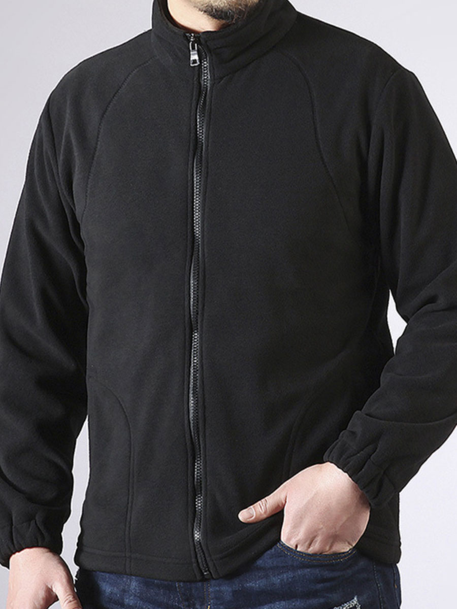 Men's Clothing Jackets & Coats | Mens Jacket Zipper Polyester Smart - XK21574