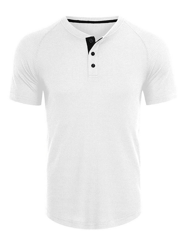 Men's Clothing T-Shirts & Tanks | T-shirts Casual Jewel Neck Oversized Short Sleeves - PO90435