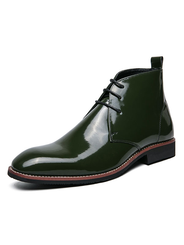 Shoes Men's Shoes | Men's Lace Up Dress Boots PU Leather - XY91372