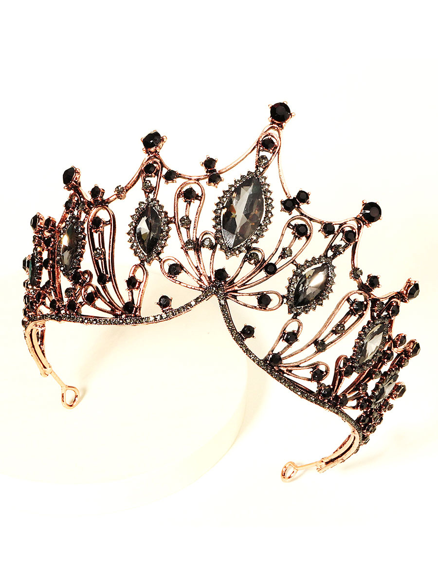 Wedding & Events Wedding Accessories | Black Wedding Headpieces Headwear Metal Hair Accessories For Bride - AB28168