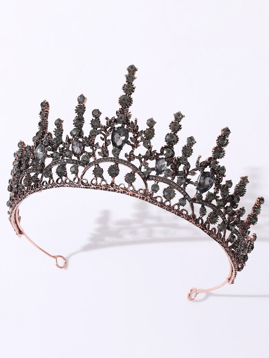 Wedding & Events Wedding Accessories | Black Wedding Headpieces Headwear Metal Hair Accessories For Bride - SD27762