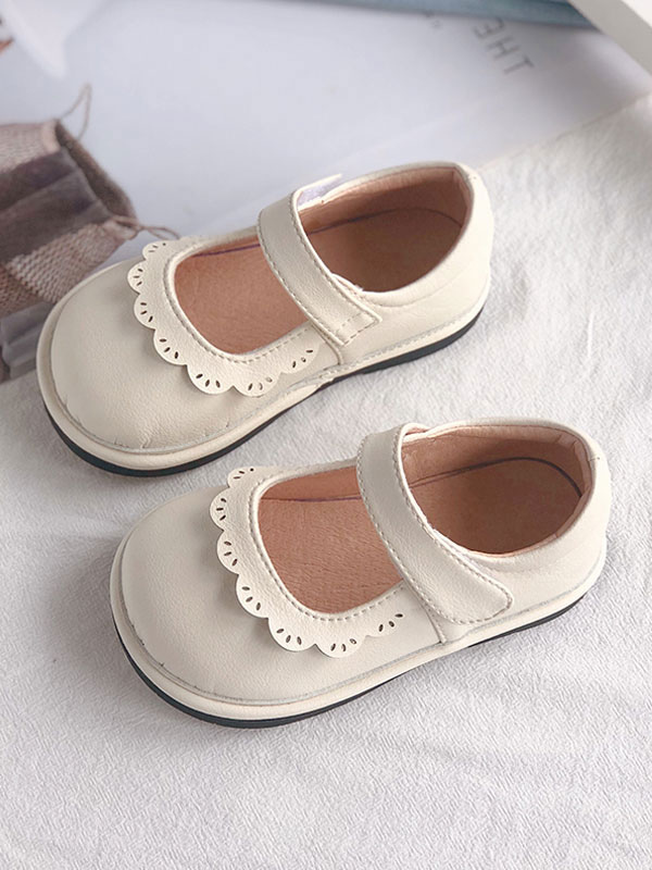 Shoes Occasion Shoes | Girls Mary Jane Flat Flower Girl Shoes - EX65921