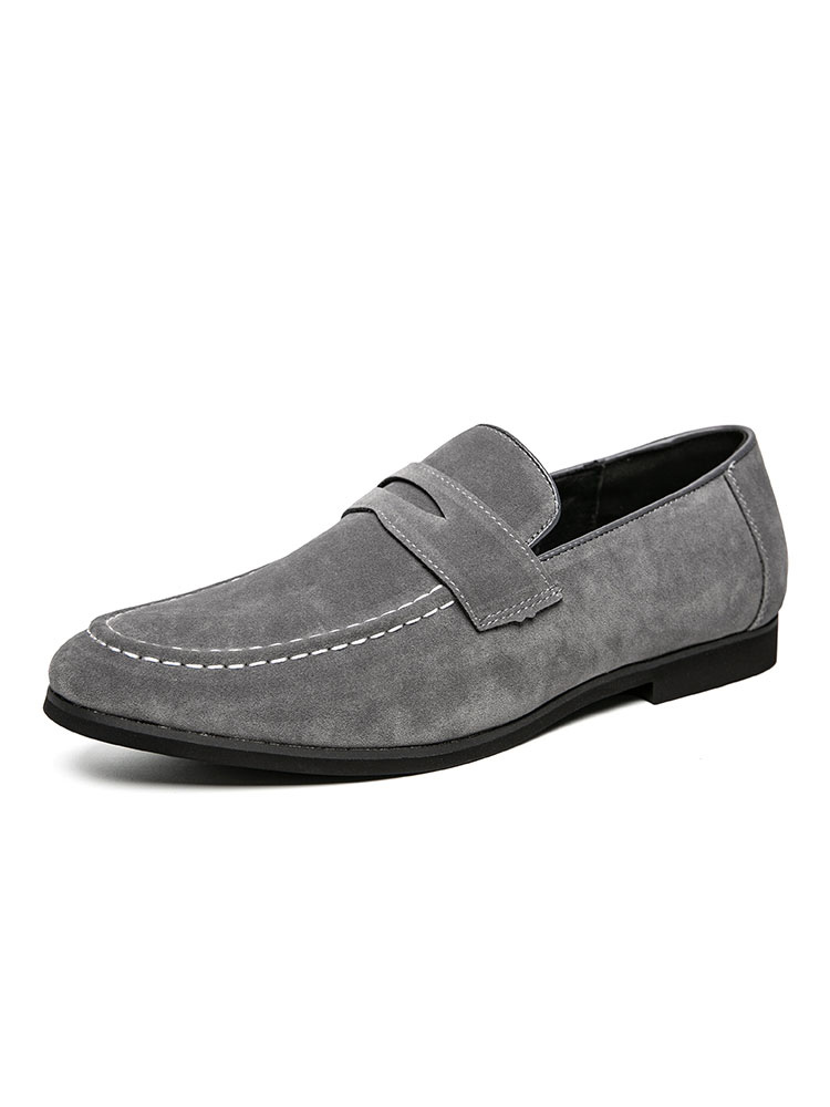 Shoes Men's Shoes | Men's Suede Penny Loafers - IX23527