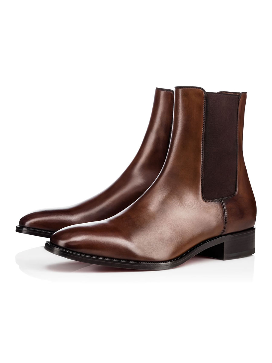 Shoes Men's Shoes | Men's Dress Boots Chelsea Brown - LE52251